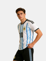 Lionel Messi, the King of Blue and White: Argentina National Team "Glory of the Pampas" Fan Edition Jersey