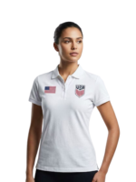 US National Team Glory White Elite Fan Polo Shirt